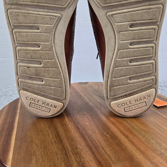 Cole Haan Original Grand Brown Woodbury Long Wingtip Daily Casual Oxford Mens 10 - Picture 10 of 12